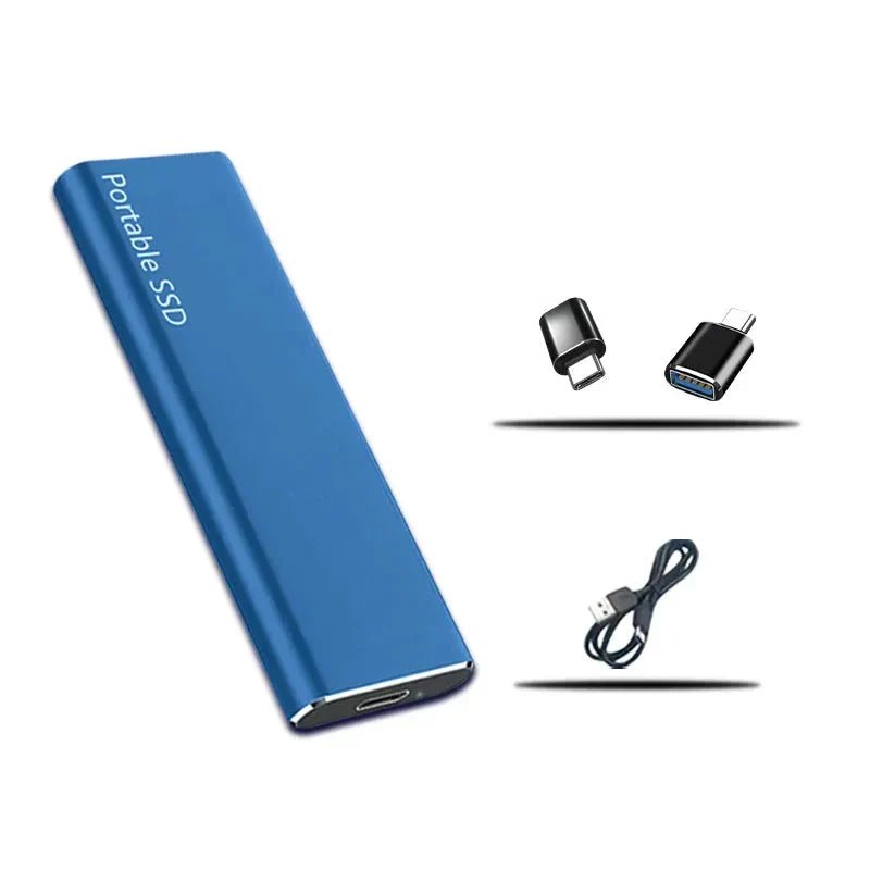 External SSD 4TB with USB-C – Portable SSD with Aluminum Housing, Fast USB 3.1 Storage, 4 Colors