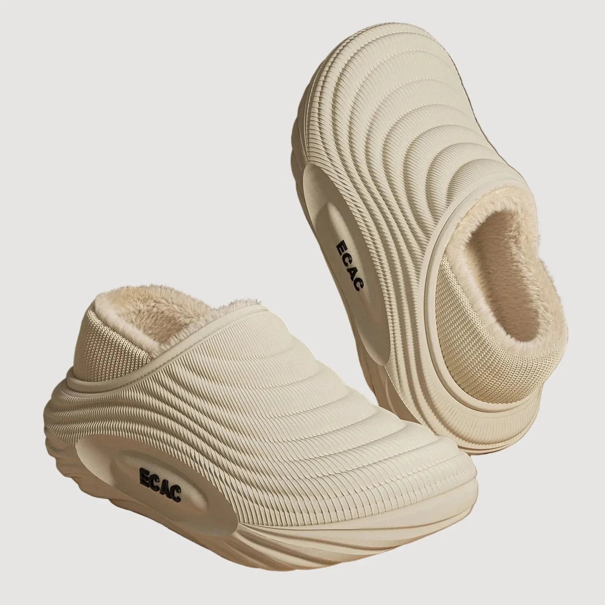 Calico | Waterproof Cotton Slippers for Couples - Warm Winter House Shoes with Thick Fleece Lining & Non-Slip Waterproof Sole for Men & Women