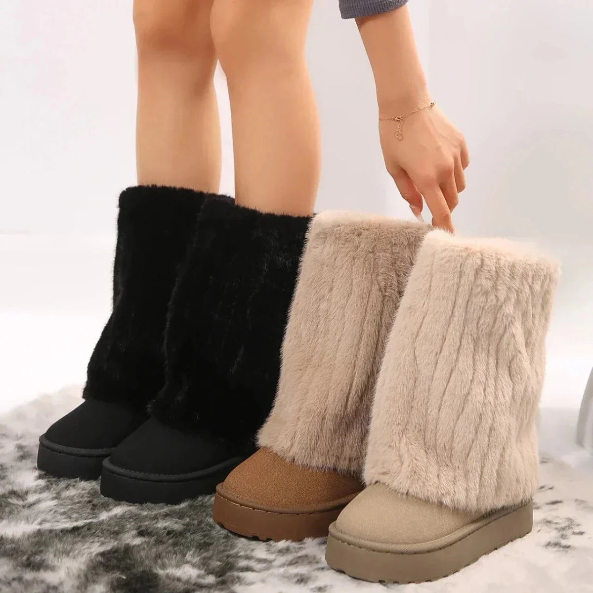 Isana | Boots For Women | Tall Shaft Platform Base