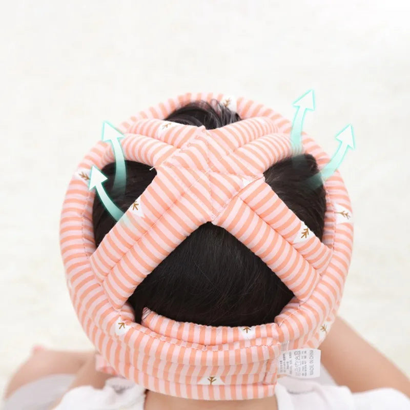 Baby Safety Helmet for Crawling & Walking - Breathable Mesh Head Protection Bump Cap