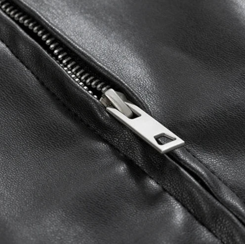 Calico | Men’s Streetwear Oversized Leather Bomber Jacket