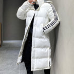 Nisyros | Long Hooded Winter Coat for Men | Ideal for the Cold Season