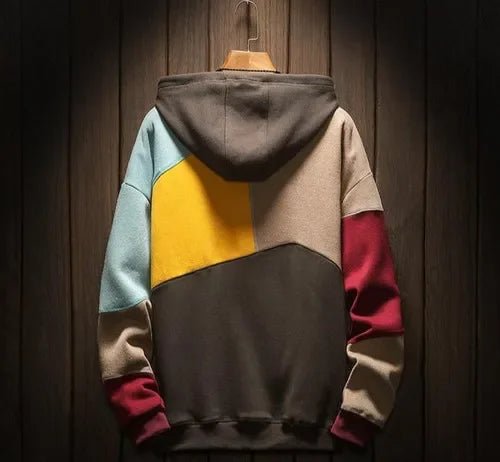 Hommes | Color Block Hoodie for Men | Ideal for Everyday Use