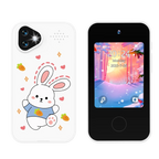 Kids Smartphone Toy with Dual Camera - 1080P HD Video & MP3 Music Player with Games Rabbit White