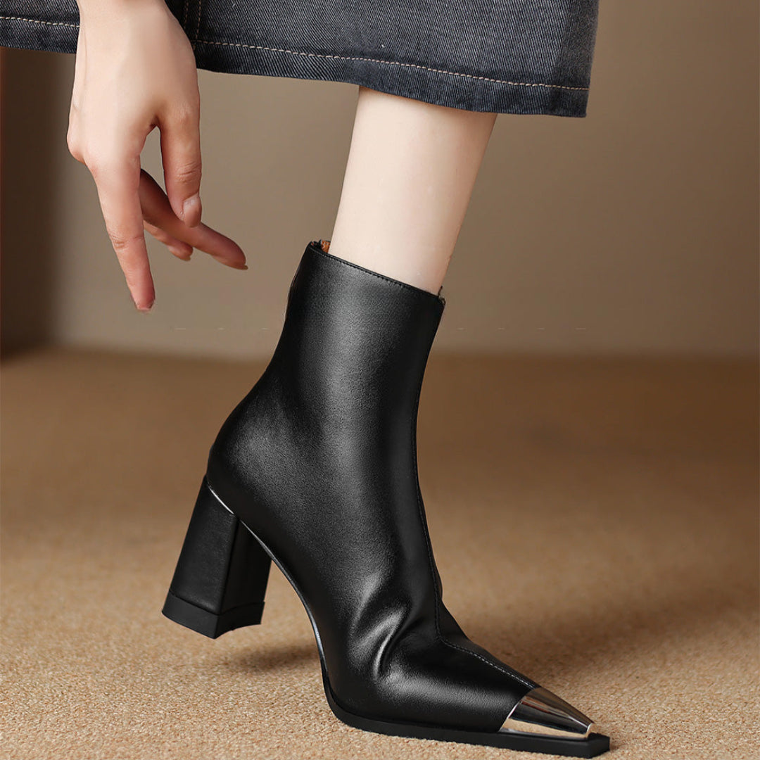 Isana | Boots For Women | Pointed Toe Block Heel Style