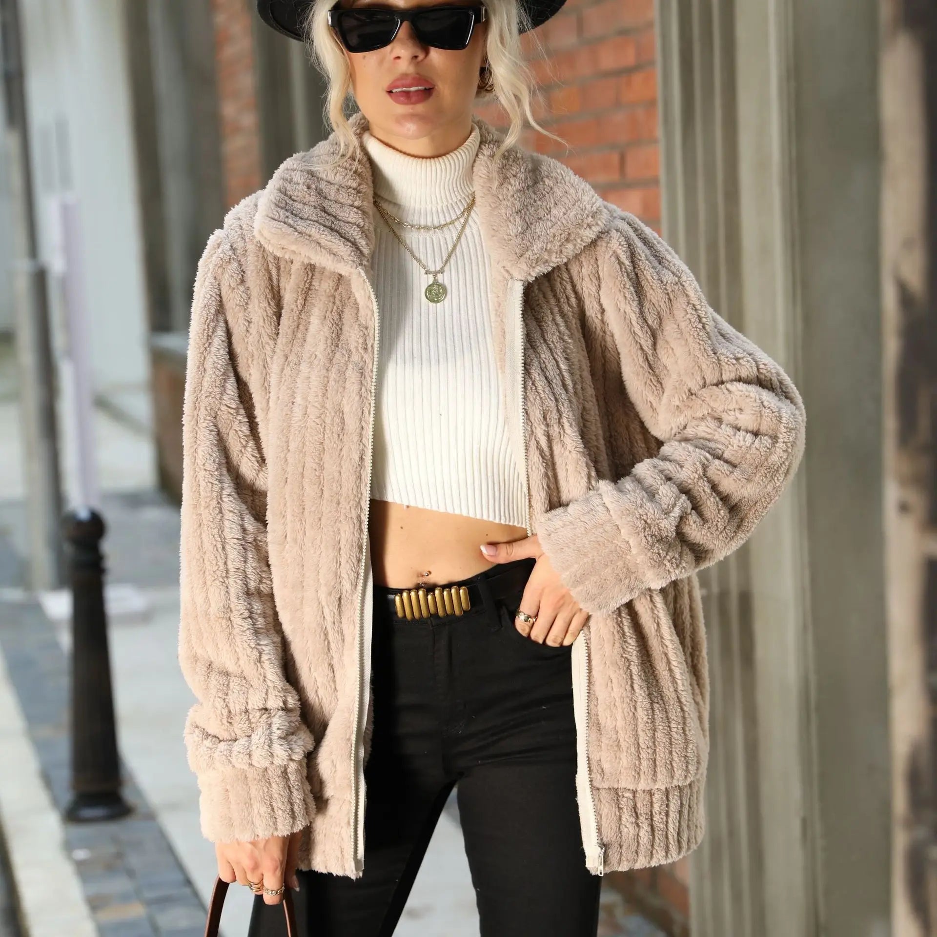 Roque | Women’s Jacket | Zip Front Textured