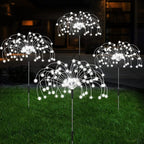 Solar LED Ambient Lighting for Garden Paths and Outdoor Decorations White