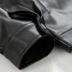 Calico | Men’s Streetwear Oversized Leather Bomber Jacket