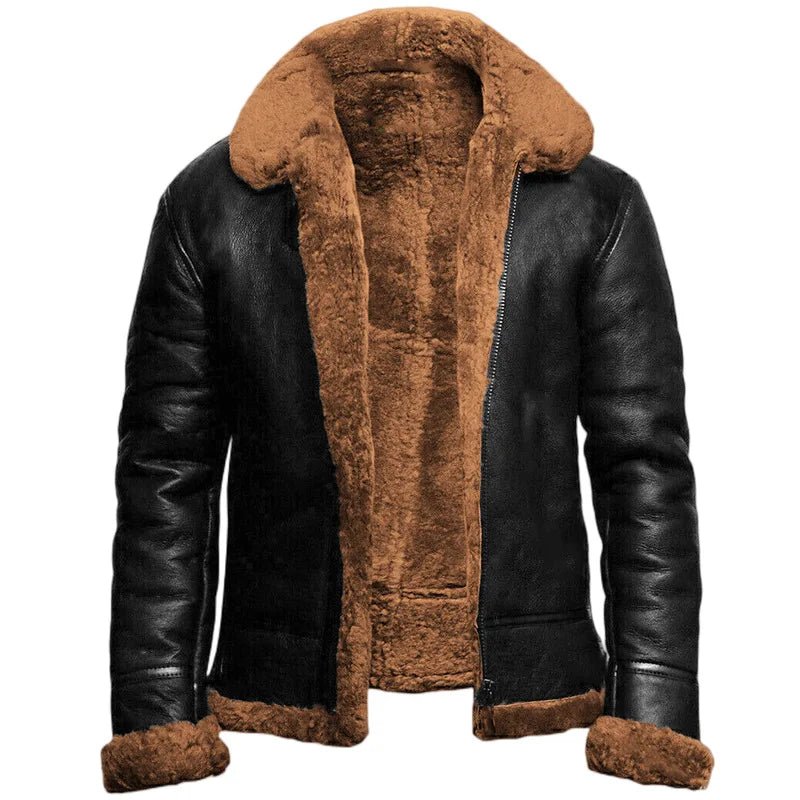 Marmari | Men's Jacket | Zip-Up & Structured Collar Brown
