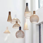 Natura Orb Hanging Lamp – Organic Wooden Design for Cozy Interiors