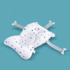 Baby Bathtub Support Pad & Shower Cushion - Floating Newborn Bath Seat with Adjustable Straps