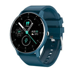 Ultra-Thin Smartwatch – Slim Fitness Watch with Heart Rate, Steps & Sleep Tracking, IP67, 3 Colors – SlimLine Fit Blue