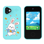 Kids Smartphone Toy with Dual Camera - 1080P HD Video & MP3 Music Player with Games Rabbit Blue