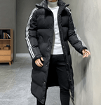 Nisyros | Long Hooded Winter Coat for Men | Ideal for the Cold Season