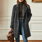 Sally – Classic Check Coat 1