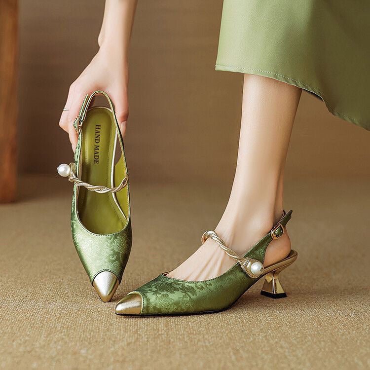 Savana | Women’s Kitten Heels – Chic Pointed-Toe Slingback & Refined All-Day Elegance 0