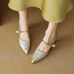 Savana | Women’s Kitten Heels – Chic Pointed-Toe Slingback & Refined All-Day Elegance 4