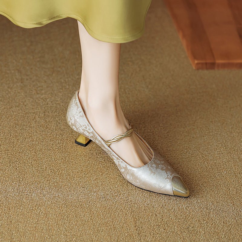 Savana | Women’s Kitten Heels – Chic Pointed-Toe Slingback & Refined All-Day Elegance 6