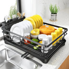 Dish Drying Rack with Drainboard & Large Cutlery Holder – Nova