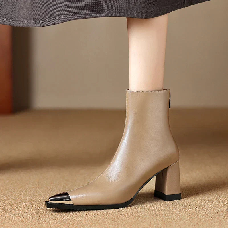 Isana | Boots For Women | Pointed Toe Block Heel Style