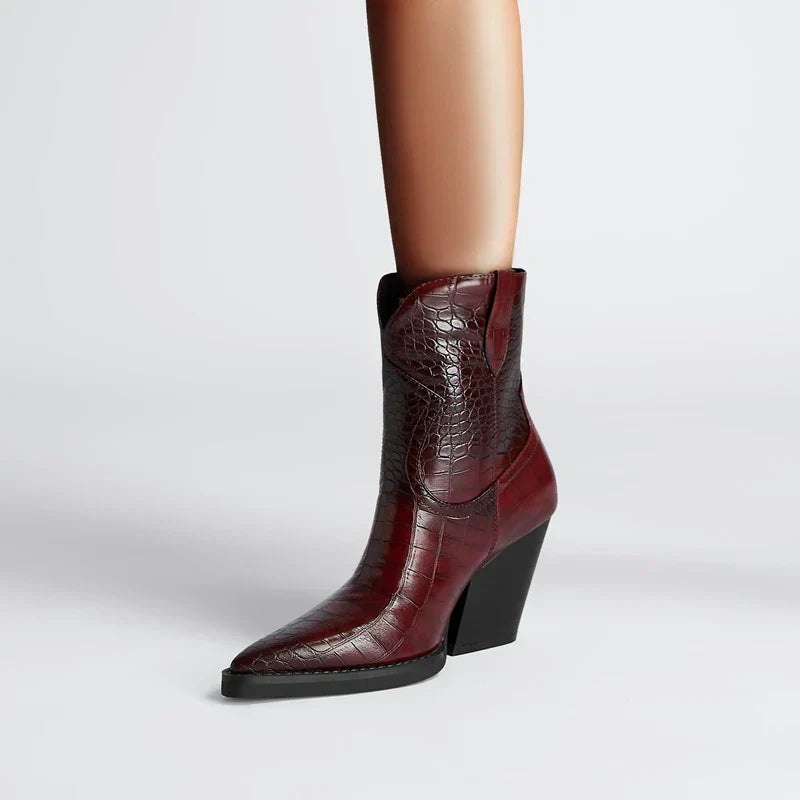 Dôre | Boots For Women | Ankle Height With Block Heel