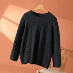 Sephira | Women’s Sweater | Textured Long Sleeve Dark Gray