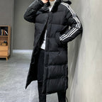 Nisyros | Long Hooded Winter Coat for Men | Ideal for the Cold Season