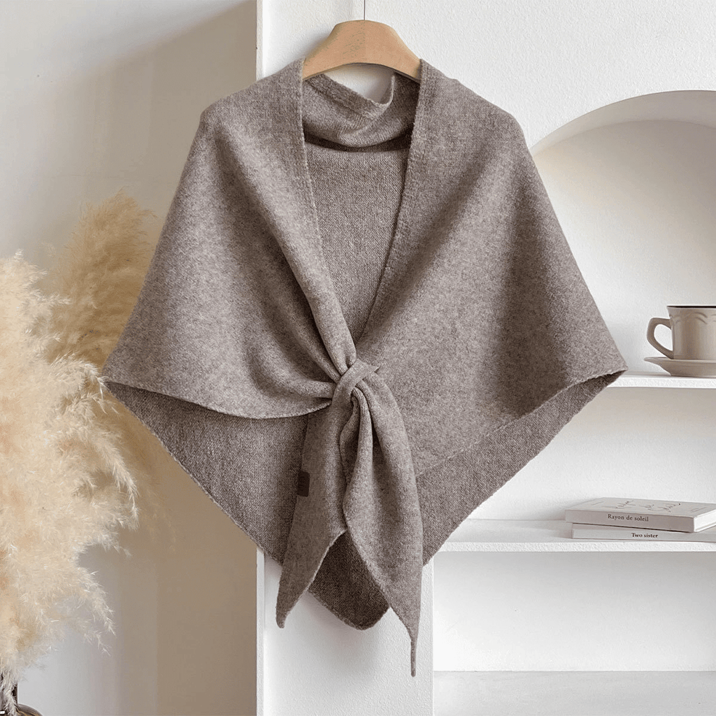 Scarf Lightweight Polyester Soft And Comfortable For Casual Everyday Use chestnut brown