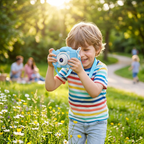 ToyCam HD – Kids Digital Camera 1080P with Photo & Video, Shockproof Case, 16GB Card Included, Pink or Blue
