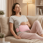 Electric Belly Warmer – Rechargeable Heating Pad with Vibration & 3 Heat Settings, Cordless Wearable Warmth