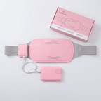 Electric Belly Warmer – Rechargeable Heating Pad with Vibration & 3 Heat Settings, Cordless Wearable Warmth