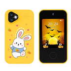 Kids Smartphone Toy with Dual Camera - 1080P HD Video & MP3 Music Player with Games Rabbit Yellow