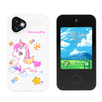 Kids Smartphone Toy with Dual Camera - 1080P HD Video & MP3 Music Player with Games Pony White