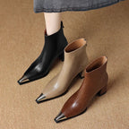 Isana | Boots For Women | Pointed Toe Block Heel Style
