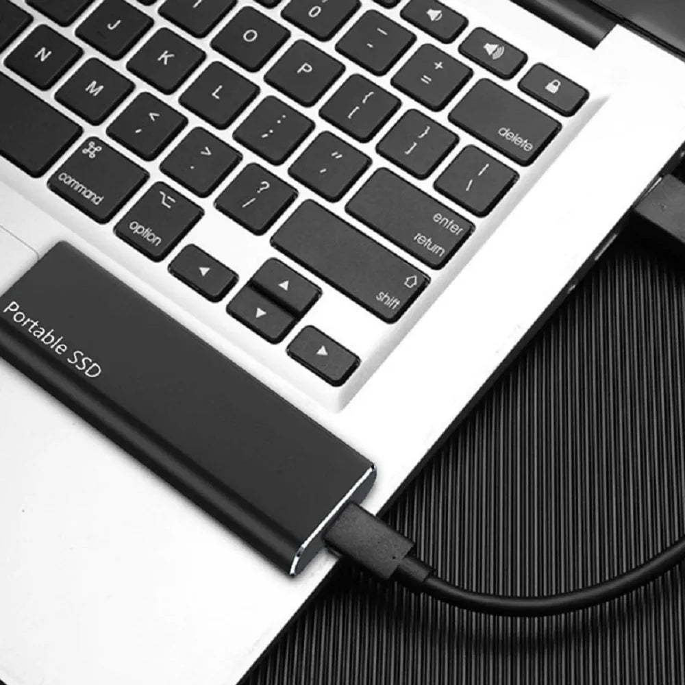 External SSD 4TB with USB-C – Portable SSD with Aluminum Housing, Fast USB 3.1 Storage, 4 Colors