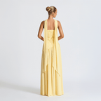 Seléne | Women's Long Dress – Strapless, Asymmetrical Cut & High Slit 1