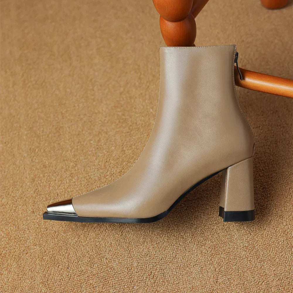 Isana | Boots For Women | Pointed Toe Block Heel Style