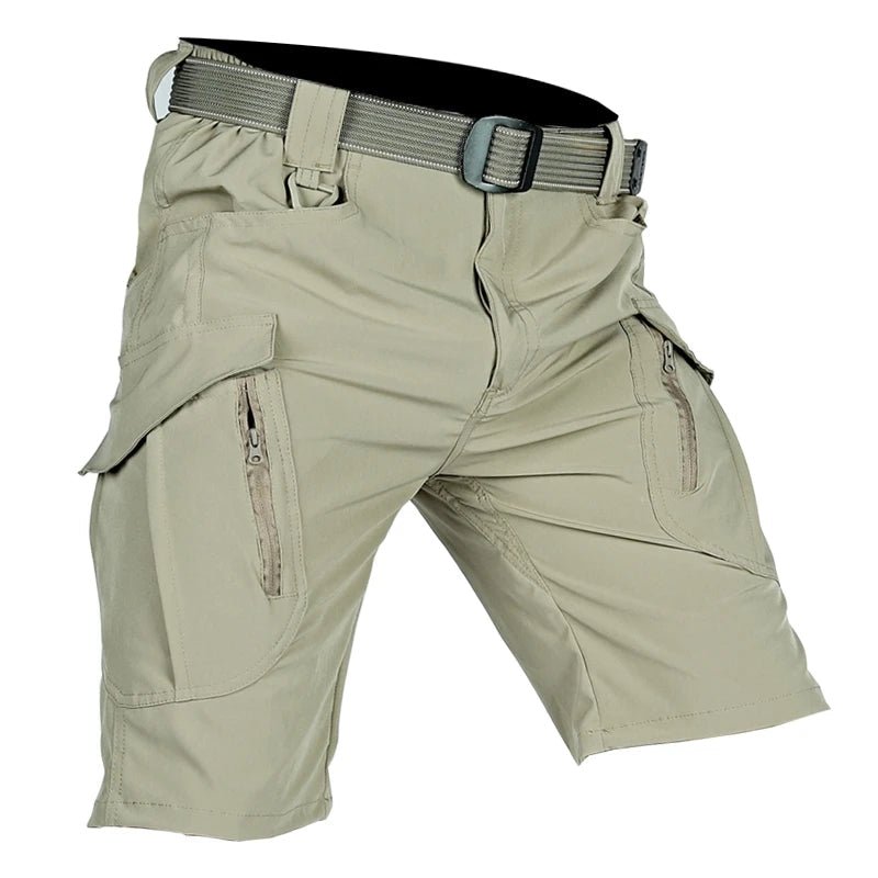 Marmari | Men’s Shorts with Tactical and Functional Design Khaki
