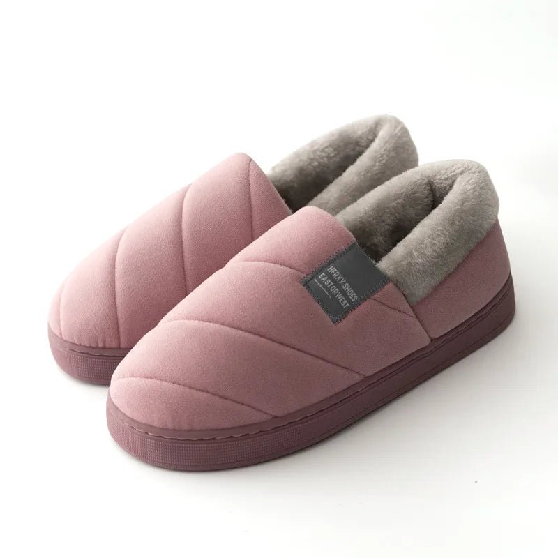 Slippers Winter Slippers Cozy Ladies Men Warm Slippers Fuchsia