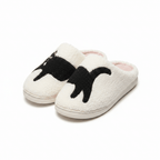 Slippers with Cat Motif - Warm, Comfortable Slippers