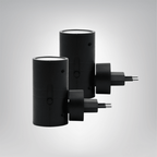 Smart LED Night Light with Day-Night Sensor and Stepless Dimming – Plug & Play Solution for the Home Black