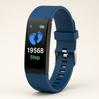 Smartwatch With Health Monitoring For Seniors Battery Life Blue
