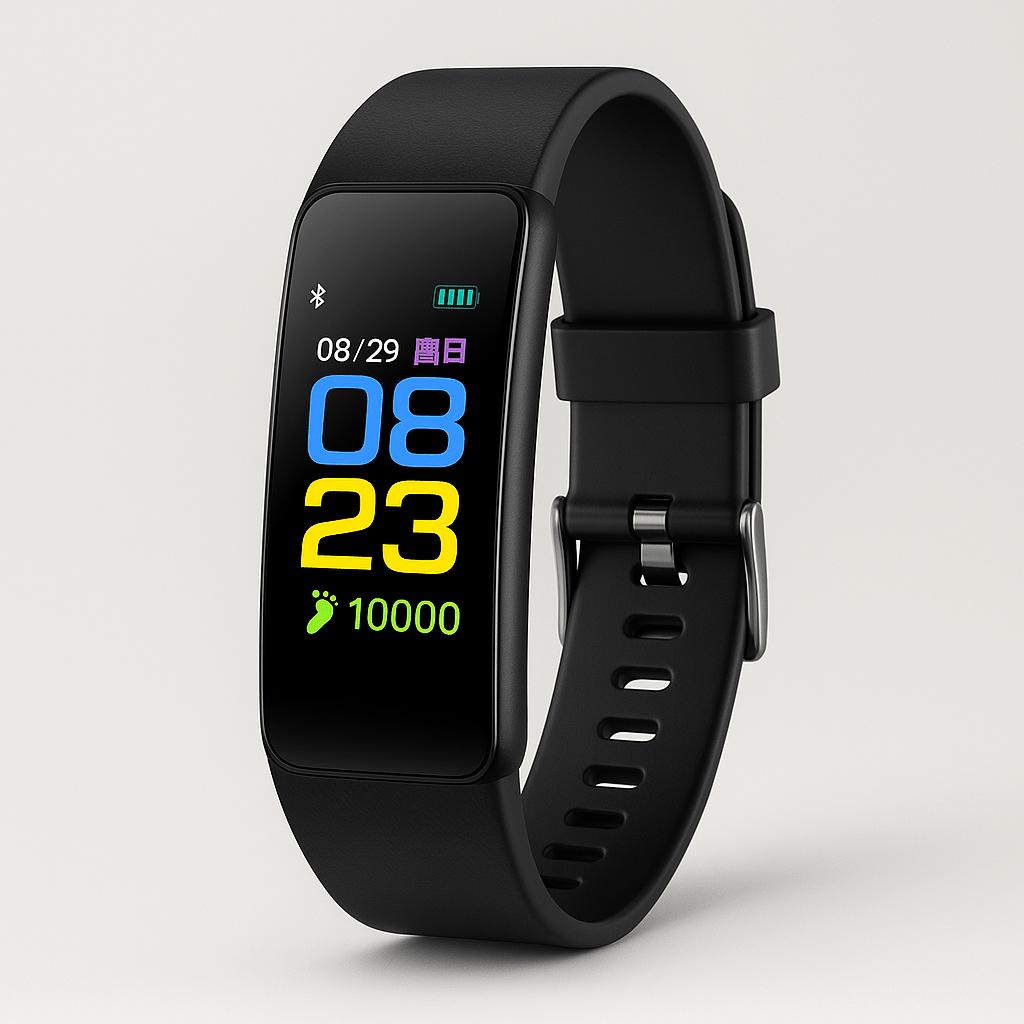 Smartwatch With Health Monitoring For Seniors Battery Life Black