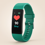 Smartwatch With Health Monitoring For Seniors Battery Life Green