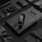 Activity Tracker Smartwatch – Fitness Watch with Heart Rate, Step Counter, Sleep Tracking & Notifications, Black, Gold or Silver Black