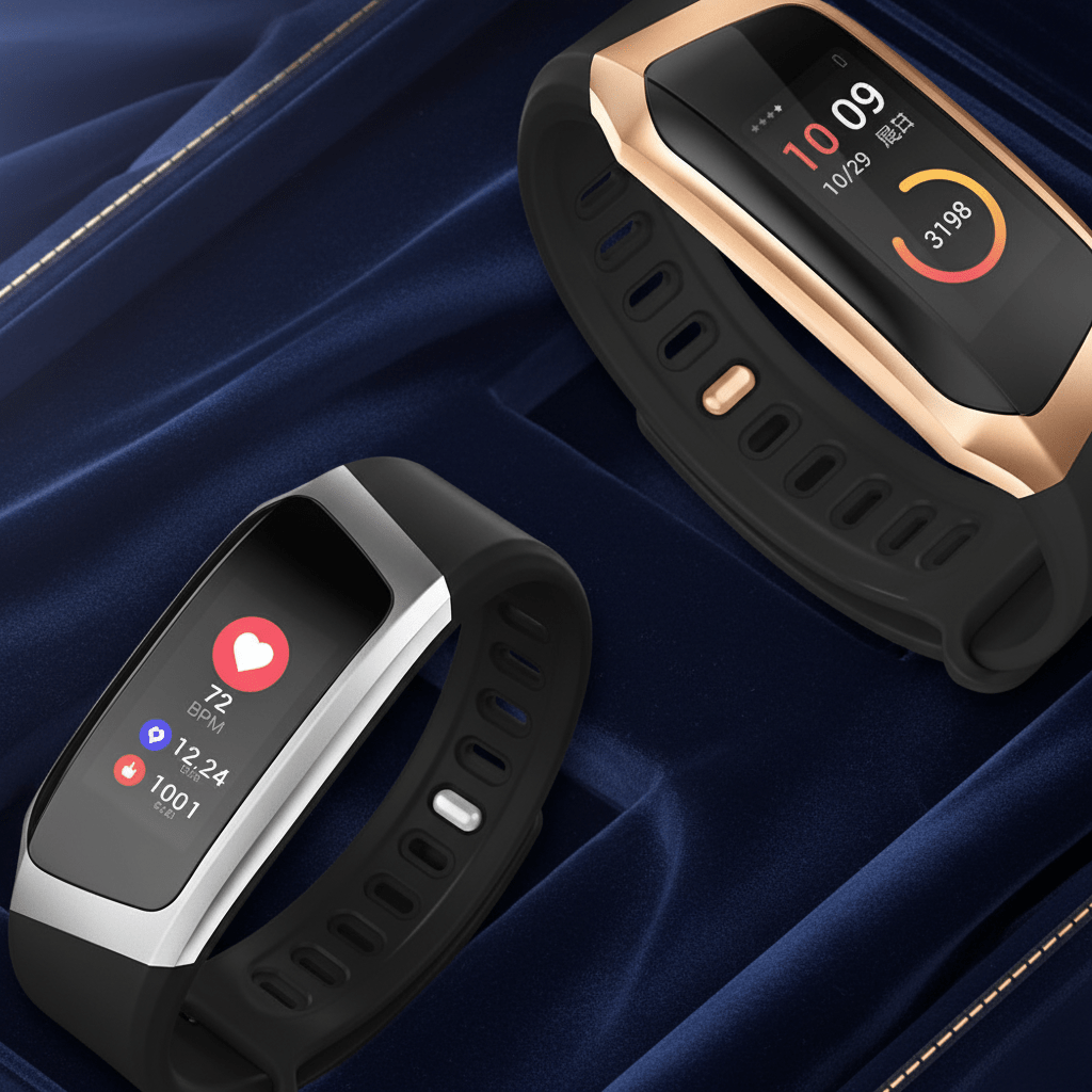 Activity Tracker Smartwatch – Fitness Watch with Heart Rate, Step Counter, Sleep Tracking & Notifications, Black, Gold or Silver