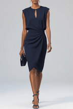 Sofia | Elegante Abito Midi Cerimonia con Scollo a Goccia per Occasioni Speciali 5