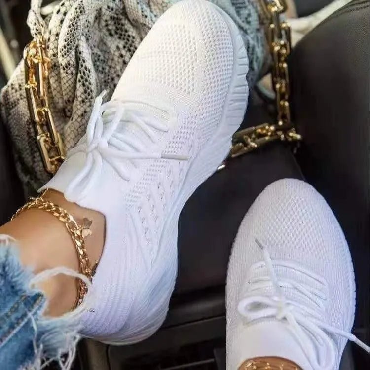 Bersh | Ultra-Lightweight Women’s Mesh Sneakers White