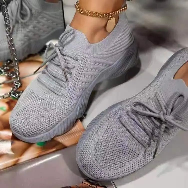 Bersh | Ultra-Lightweight Women’s Mesh Sneakers Grey