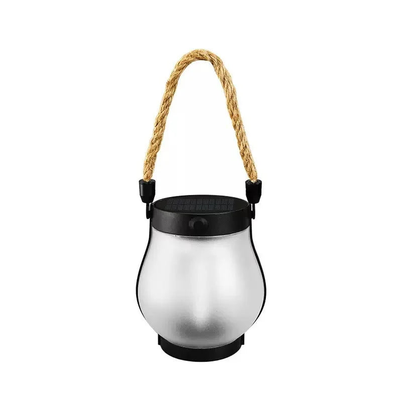 Solar Flame Lantern - Waterproof Flickering LED Hanging Garden Light Default